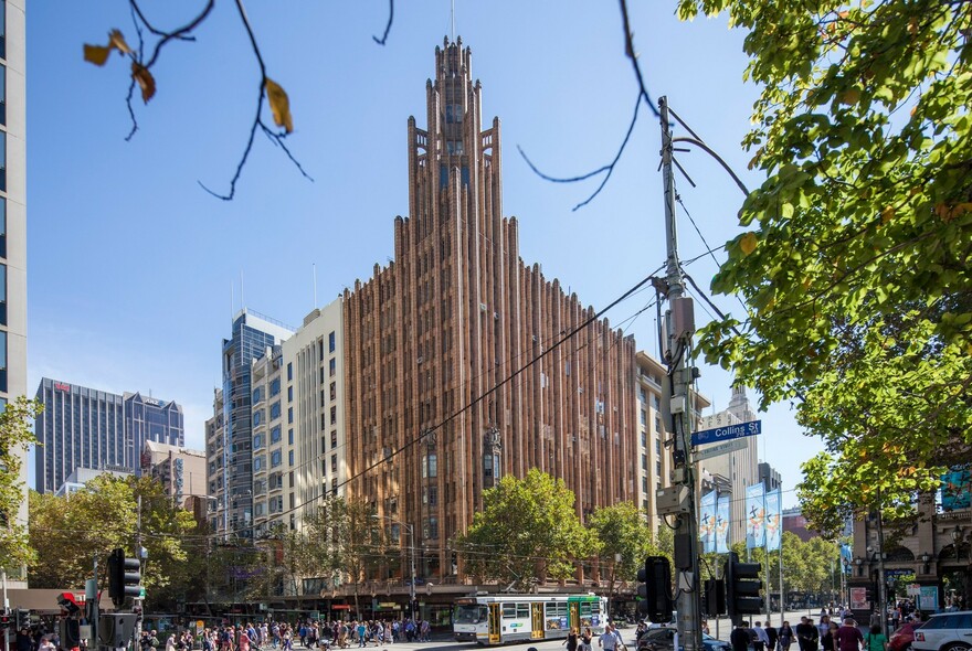 Manchester Unity Building in Collins Stret.