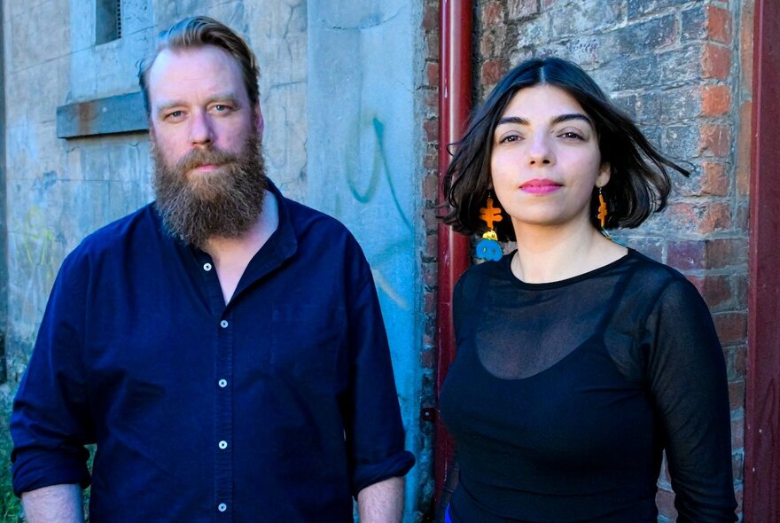 Iranian-Australian music duo ZÖJ.