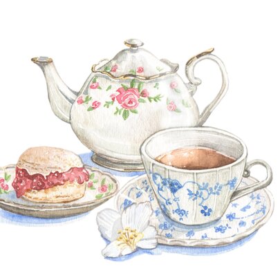 Brushstrokes and High Tea 