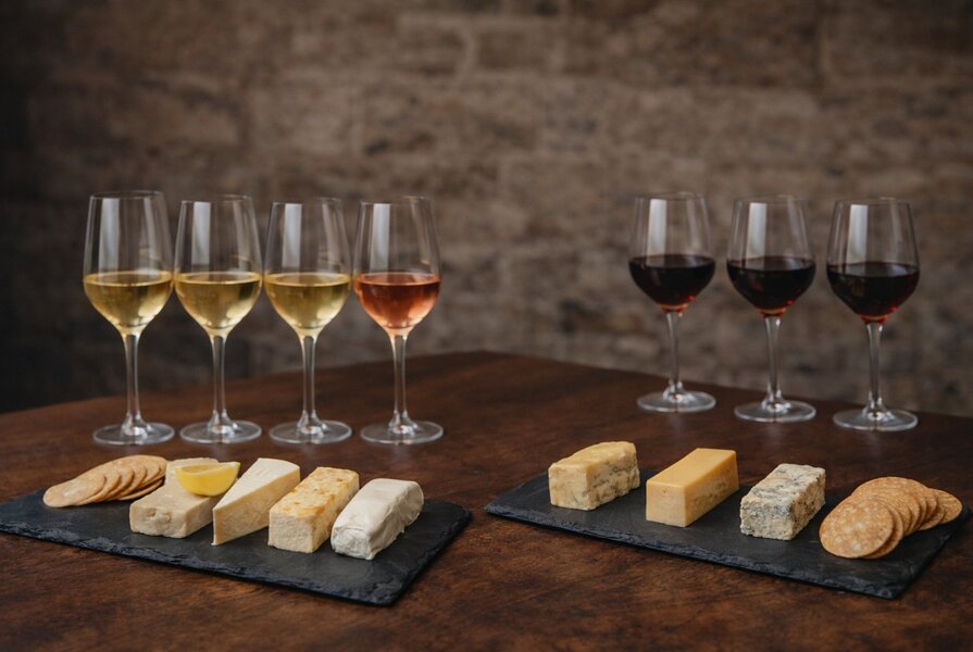 Perfect Pairings: Guided Cheese and Wine Matching