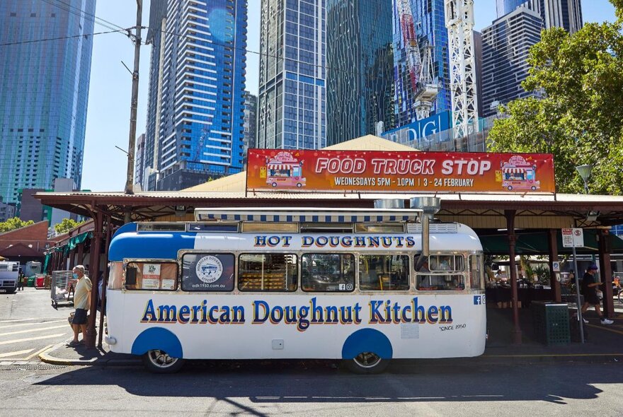 American Doughnut Kitchen van at the market
