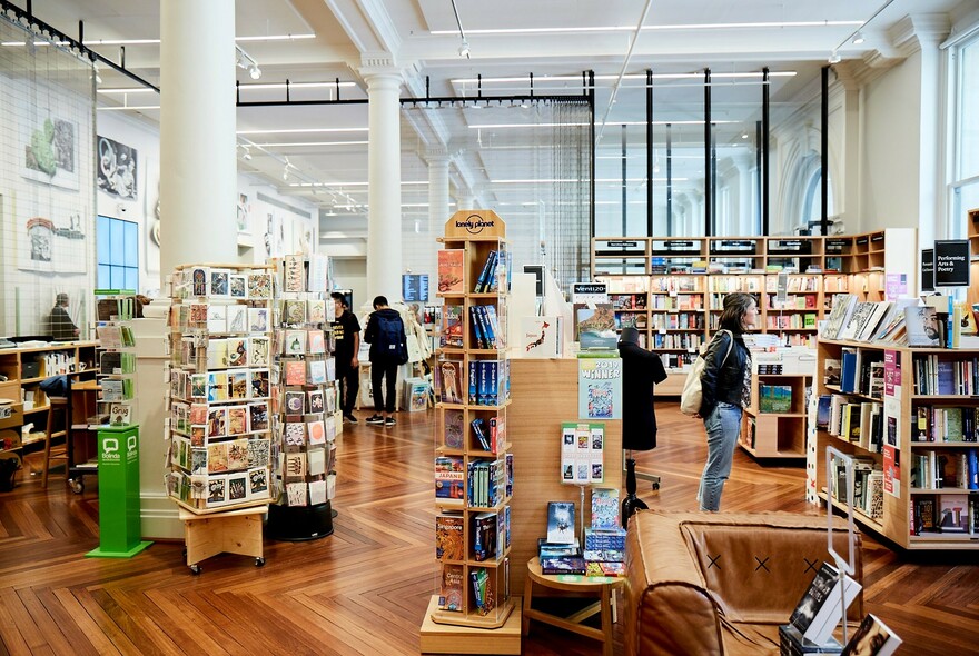 Readings bookshop at the State Library of Victoria.