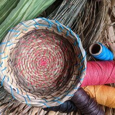 Stitched and Coiled Basket Weaving