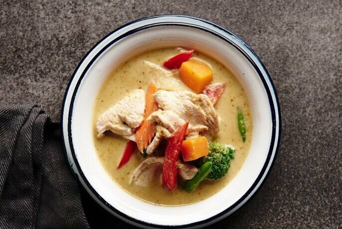 Thai chicken curry.