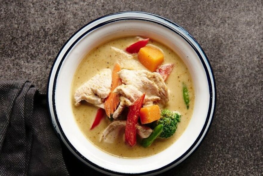 Thai chicken curry.