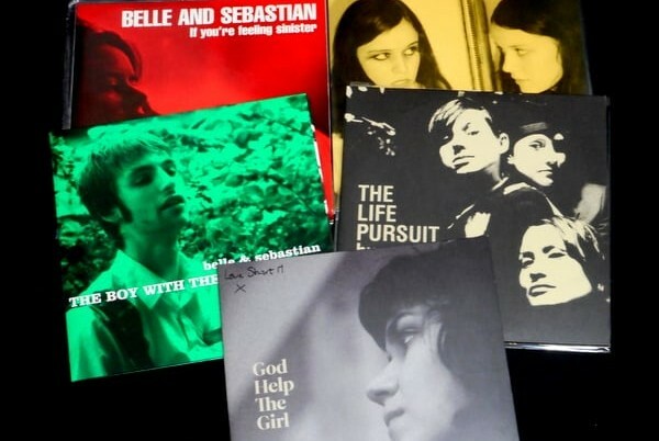 Selection of vinyl records.