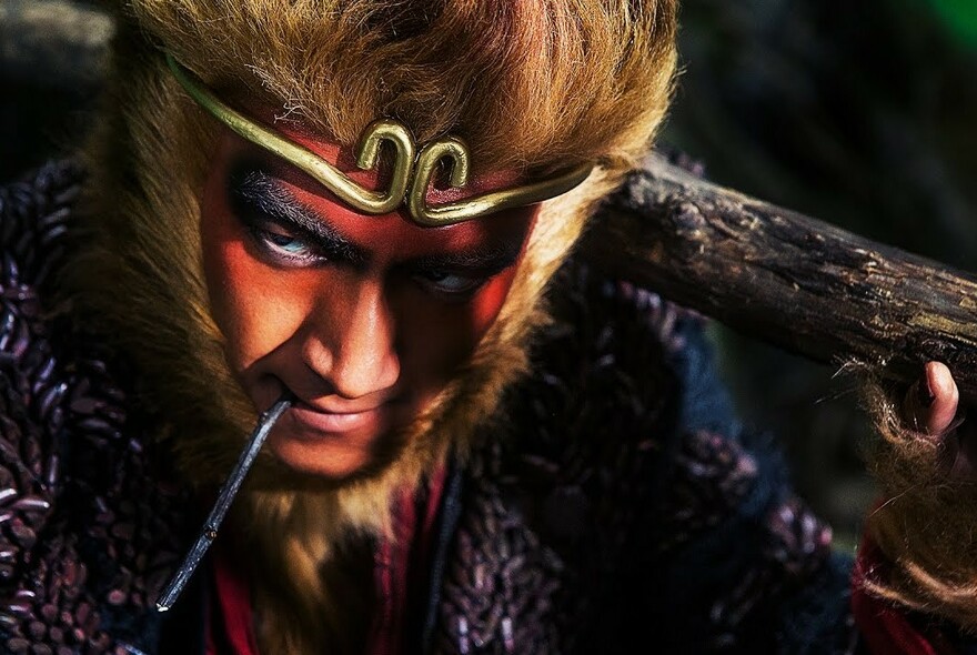 Actor portraying monkey, from Journey to the West.