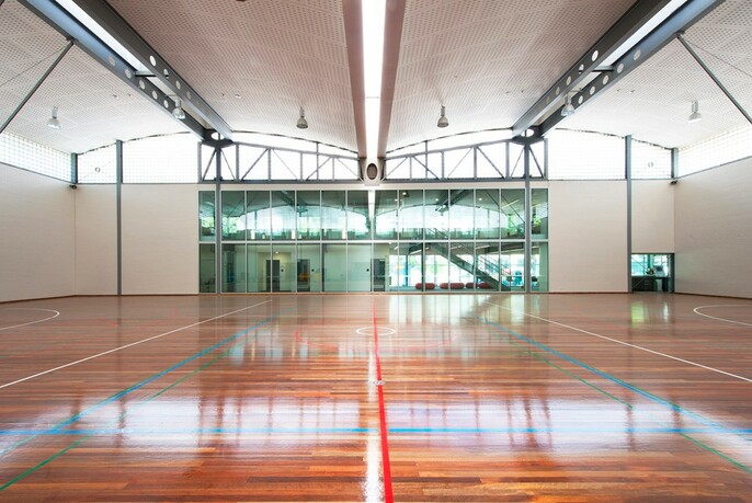Indoor games court.