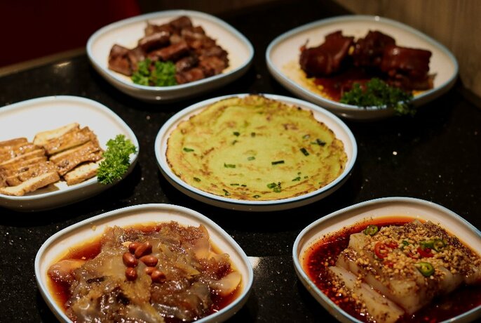 Chinese Sichuan dishes.