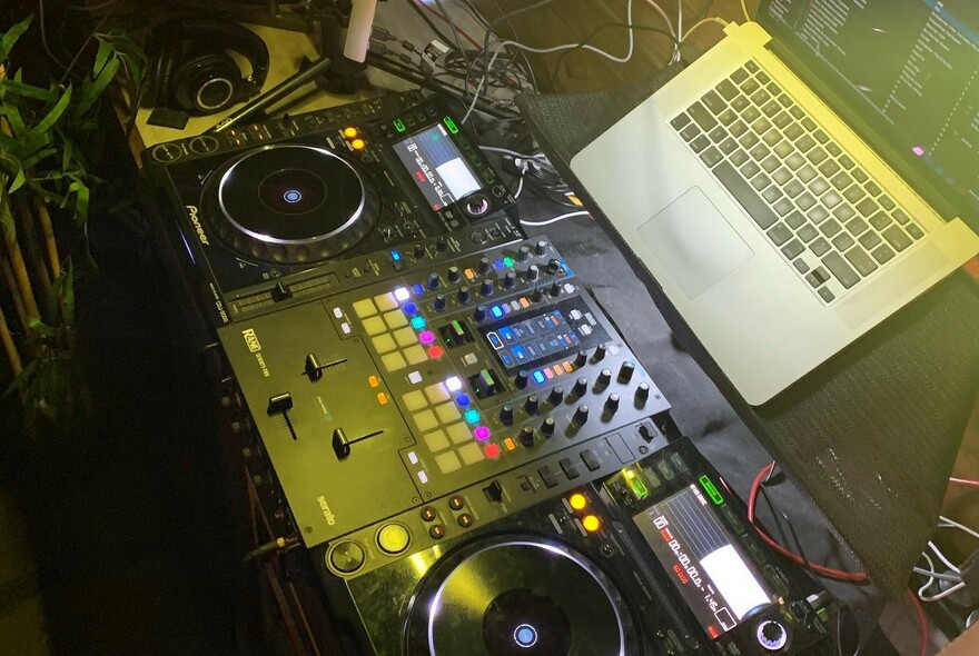 DJ deck.