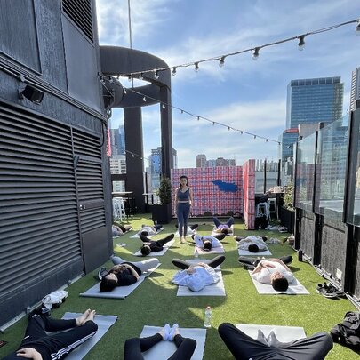 Yoga in the Sky and Breakfast at Blossom Rooftop