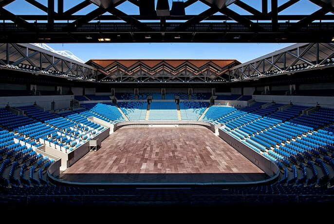 Margaret Court Arena stadium seating.