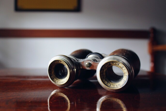 Old pair of binoculars.