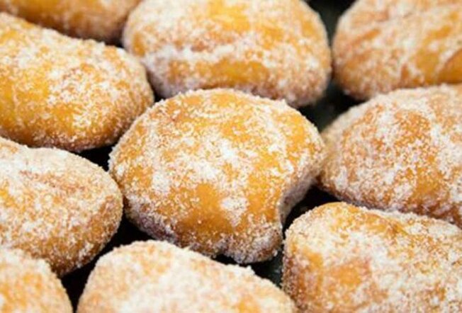 A selection of cinnamon donuts
