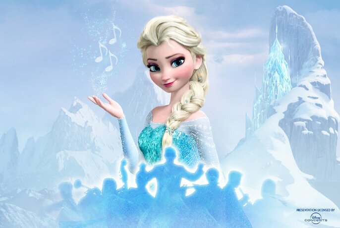 An image of Elsa from the movie Frozen.