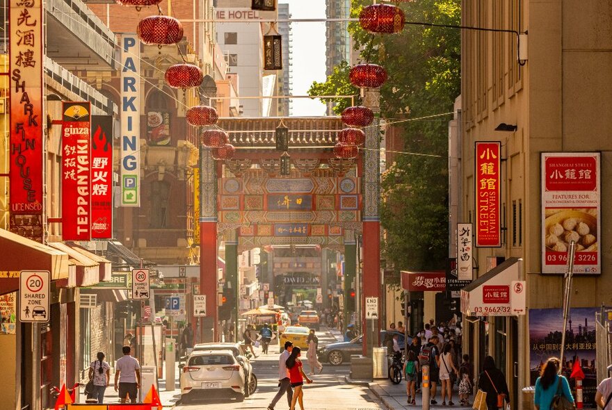 Chinatown during the day 
