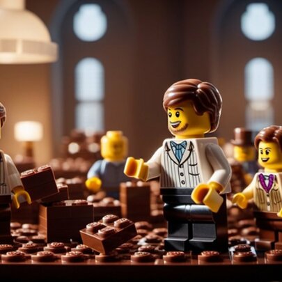 Lego Chocolate Factory Dioramas