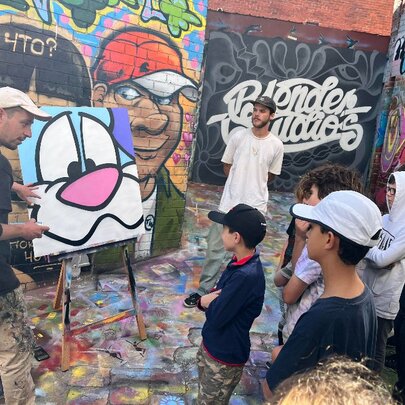 School Holiday Street Art Workshop 