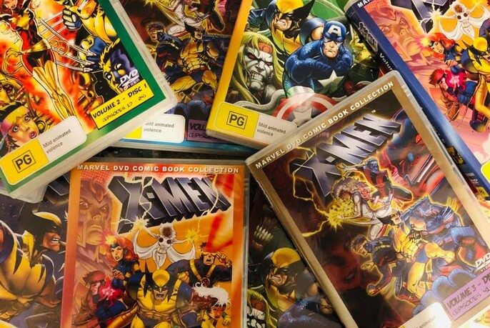 Marvel X-Men DVDs.