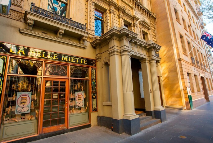 Street view of the La Belle Miette in Collins Street.