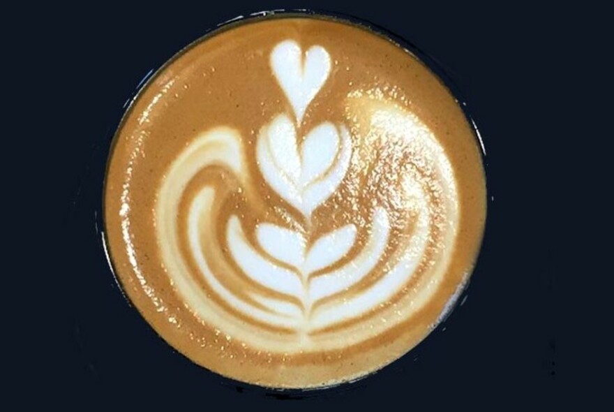 Coffee art.