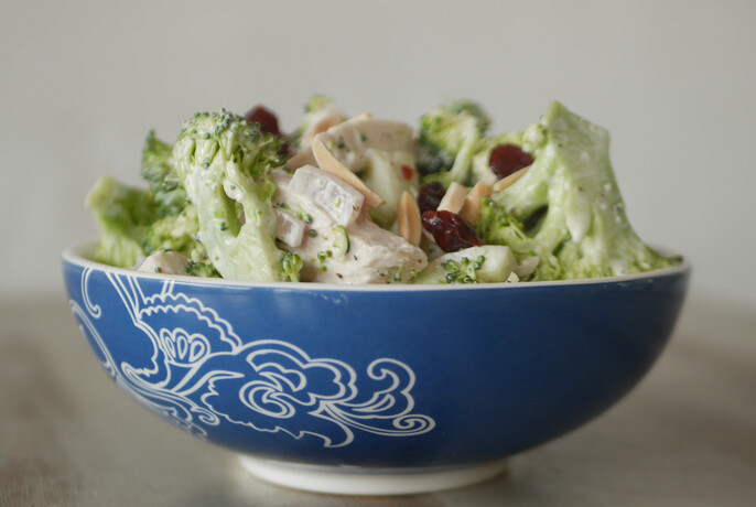 Bowl of salad.