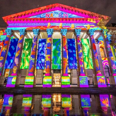 State Library Victoria Christmas Projections
