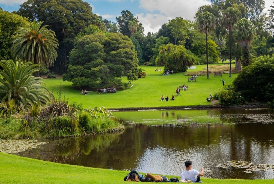 Ornamental Lake at Royal Botanic Gardens