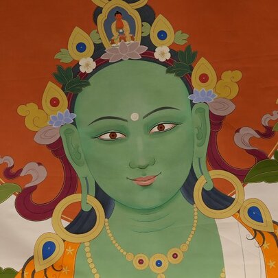 21 Taras: Giant Goddesses Painting
